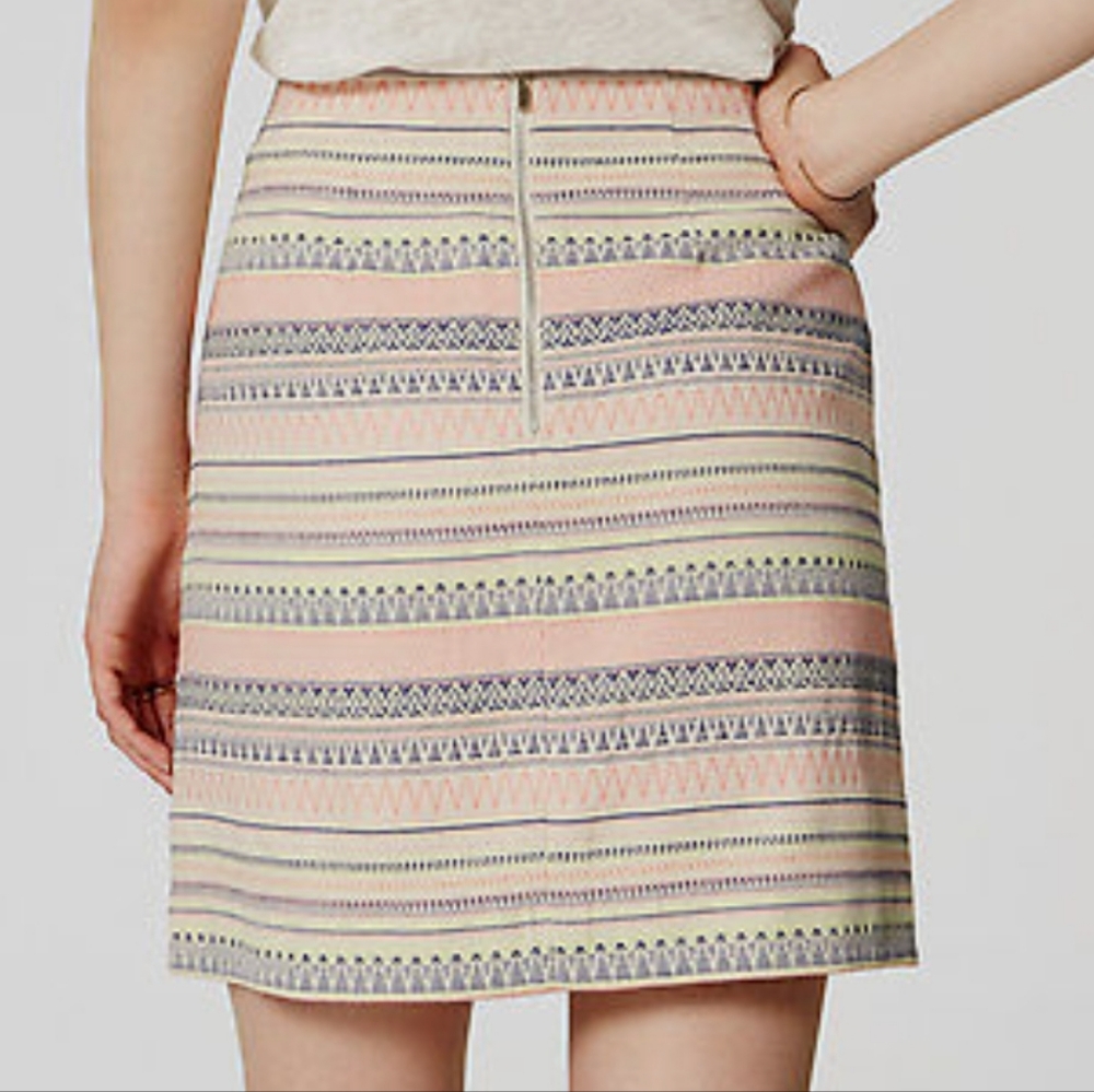 Loft Woven Patterned Mini Skirt Petite - image 3